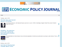 Tablet Screenshot of economicpolicyjournal.com